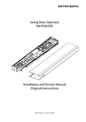 Entrematic EM PSW250 Installation And Service Manual