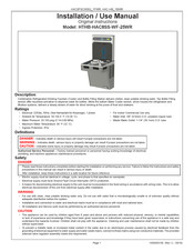 Elkay HTHB-HAC8SS-WF-25WR Installation And Use Manual