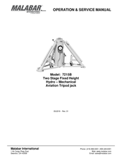Malabar 7215B Operation & Service Manual