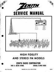 Zenith C590W3 Service Manual