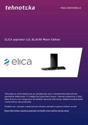ELICA LOL BL/A/90 Moon Edition Instruction On Mounting And Use Manual