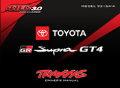 Traxxas 4TEC 3.0 TOYOTA GR Supra GT4 Owner's Manual