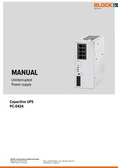 Block PC-0424 Manual