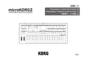 Korg microKORG2 Quick Start Manual