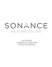 Sonance PROFESSIONAL Series Instruction Manual