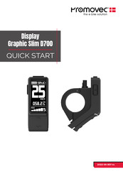 Promovec Display Graphic Slim D700+ Quick Start Manual