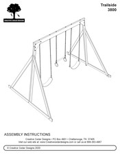 Creative Cedar Designs Trailside 3800 Assembly Instructions Manual
