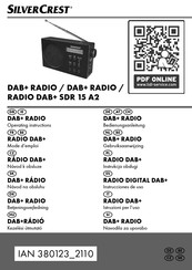 Silvercrest SDR 15 A2 Operating Instructions Manual