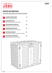 Jobu Sunlife 53781 Assembly Instructions Manual