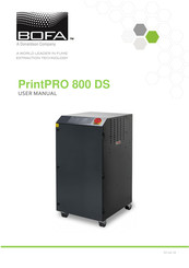 Donaldson BOFA PrintPRO 800 DS User Manual