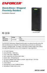 SECO-LARM SLI ENFORCER PR-3125-PQ Installation Manual