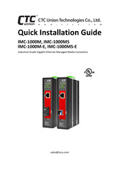 CTC Union IMC-1000MS Quick Installation Manual