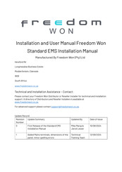 Freedom Won Standard EMS Installation And User Manual