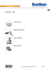 Ecoflam BLU 1700.1 MD Manual