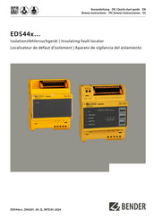 Bender B91080202 Quick Start Manual