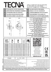 TECNA 9367RL Instruction Manual