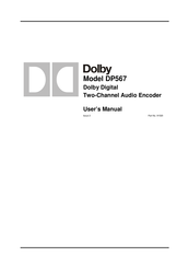 Dolby Laboratories DolbyRemote DP567 User Manual