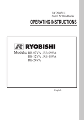Ryobishi RB-07VA Operating Instructions Manual