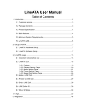 Regin Tech LineATA User Manual