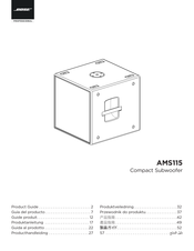 Bose Professional AMS115 Product Manual