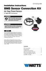 Watts IS-FS-AirGap-BMS Installation Instructions Manual