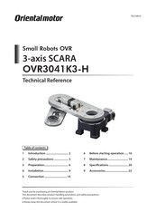 Oriental motor OVR3041K3-H Technical Reference