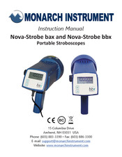MONARCH INSTRUMENT Nova-Strobe bax Instruction Manual