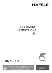 Häfele DIM12D6a Operating Instructions Manual