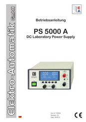 Elektro-Automatik PS 5200-04 A Operating Manual