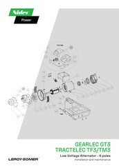 Nidec Leroy-Somer Tractelec TF3 Installation And Maintenance Manual