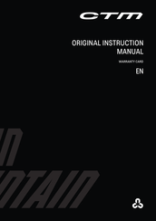 CTM ZEPHYR 2024 Original Instruction Manual