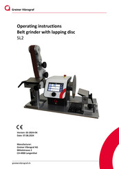 Greiner Vibrograf SL2 Operating Instructions Manual