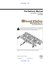 GREAT PLAINS Terra Max HT1100-30 Predelivery Manual