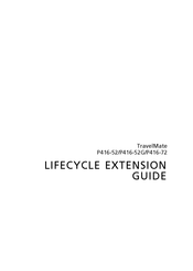 Acer P416-72 Lifecycle Extension Manual