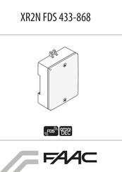 FAAC XR2N FDS 433-868 Manual