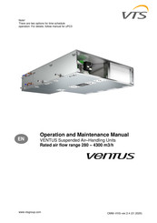 VTS Medical Systems VVS030s Operation And Maintenance Manual