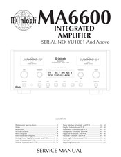 McIntosh MA6600 Service Manual