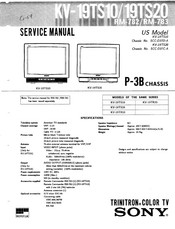 Sony RM-782 Service Manual