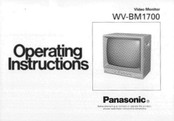 Panasonic WVBM1700 - 17