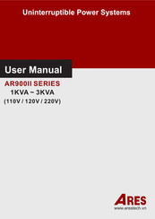 Ares AR900II 1KVA AR900II 1.5KVA AR900II 2KVA AR900II 3KVA User Manual
