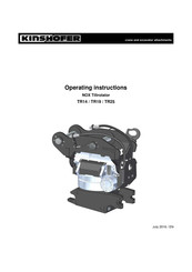 KINSHOFER TR14 Operating Instructions Manual