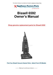 Bissell PowerGlide Platinum 6592 Series User Manual