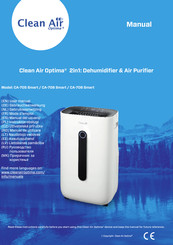 Clean Air Optima CA-708 Smart User Manual