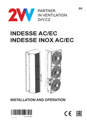 2VV INDESSE INOX AC/EC Installation And Operation Instruction Manual