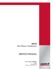 Case IH DC92 Service Manual