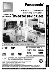 Panasonic Omnivision VHS PV-DF2703 Operating Instructions Manual