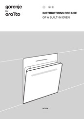 ORA ITO gorenje BO3SA Instructions For Use Manual