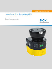 SICK microScan3 EtherNet/IP Operating Instructions Manual
