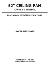 Meridian M2017BNRV Owner's Manual