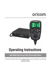 Oricom UHF182XP Operating Instructions Manual